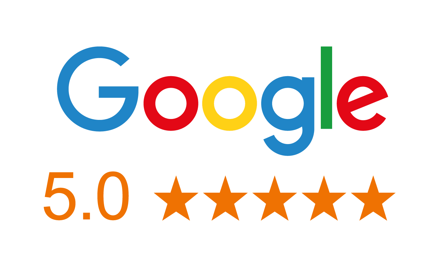 Google 5 Star rating image